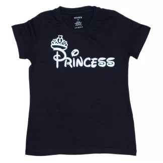 Princess Black T-Shirt Women (FO-WT-003)